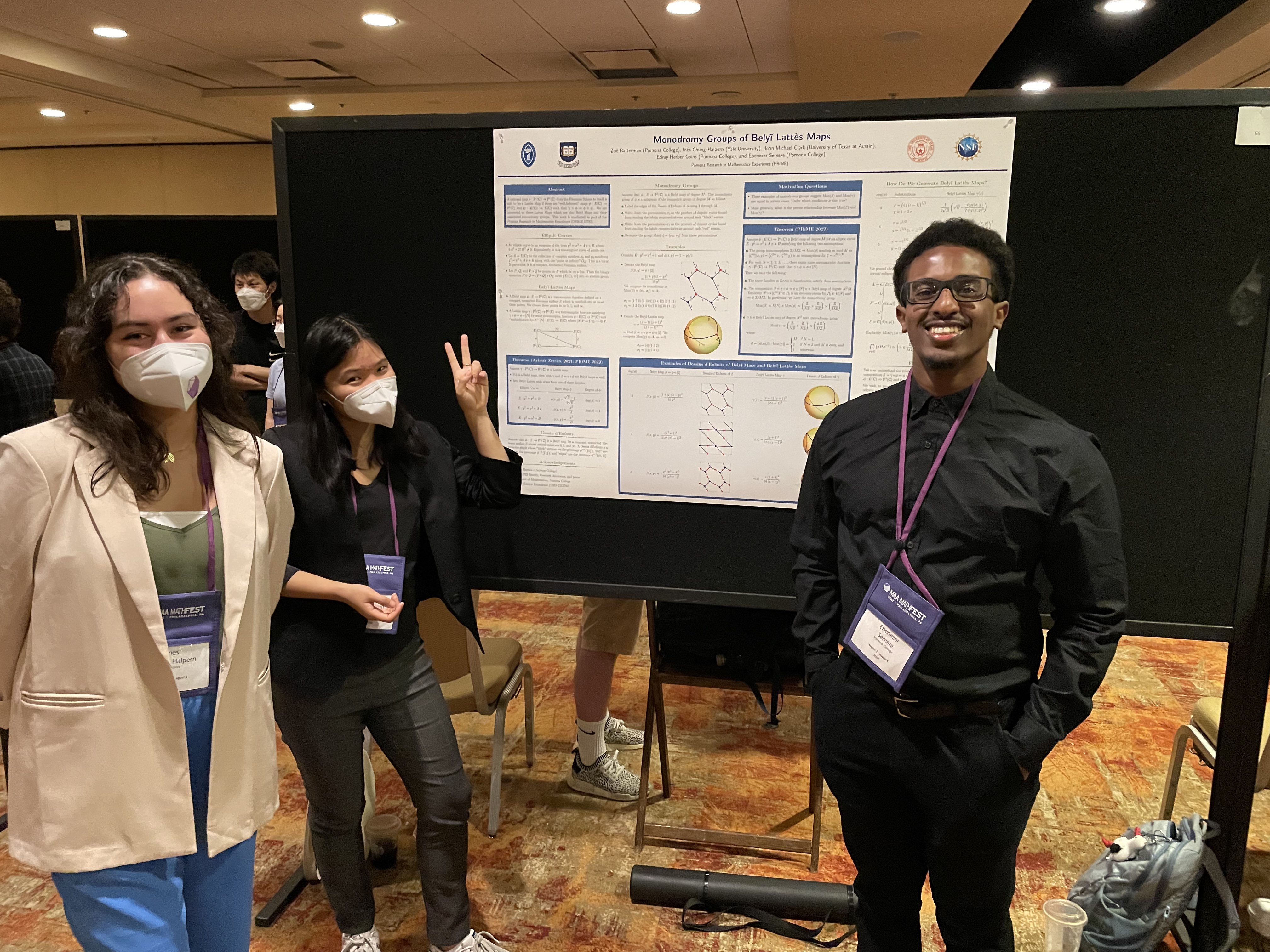  PRiME 2022 participants presenting at the 2022 MAA MathFest in Philadelphia